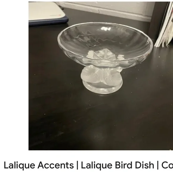 Lalique bird dish